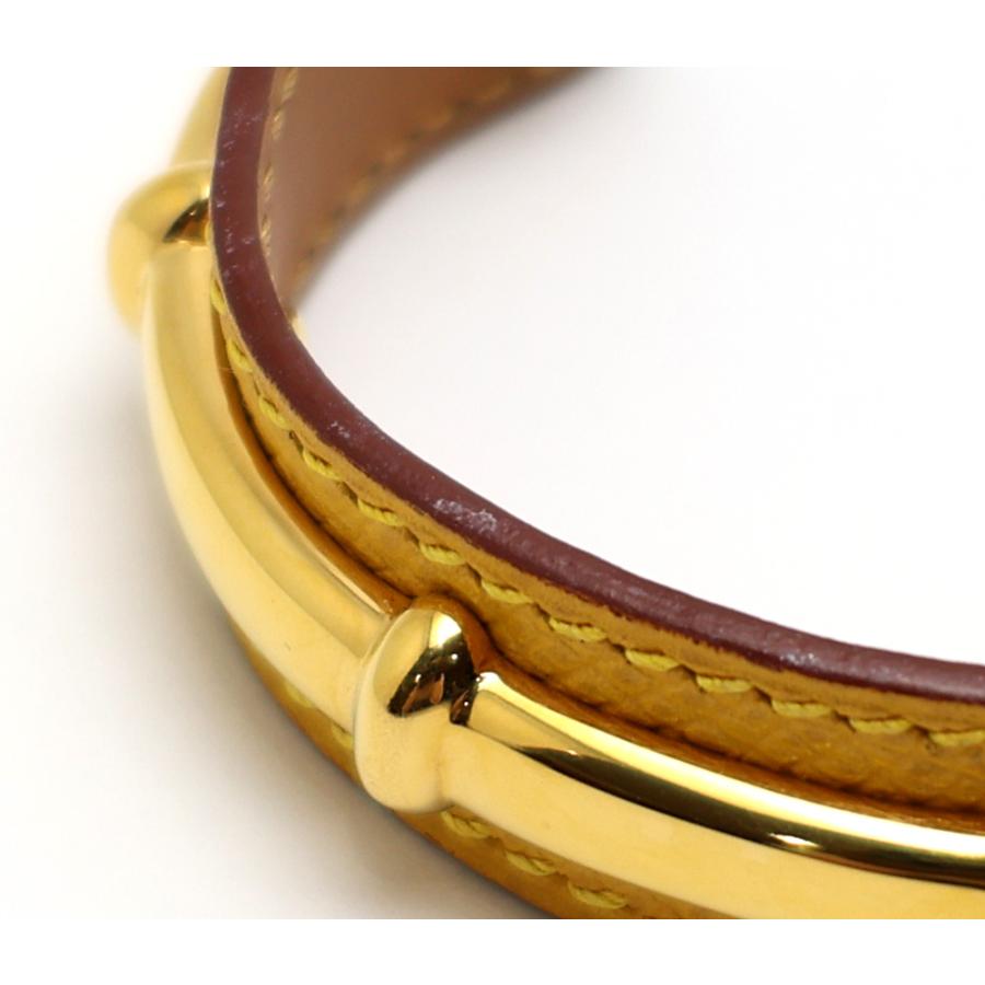 HERMES エルメス レザーバンブー バングル