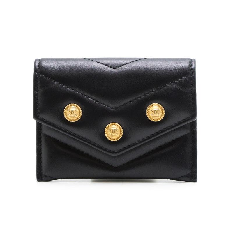 CHANEL 【楠本質店/元住吉】CHANEL/シャネル カードケース Vステッチ 