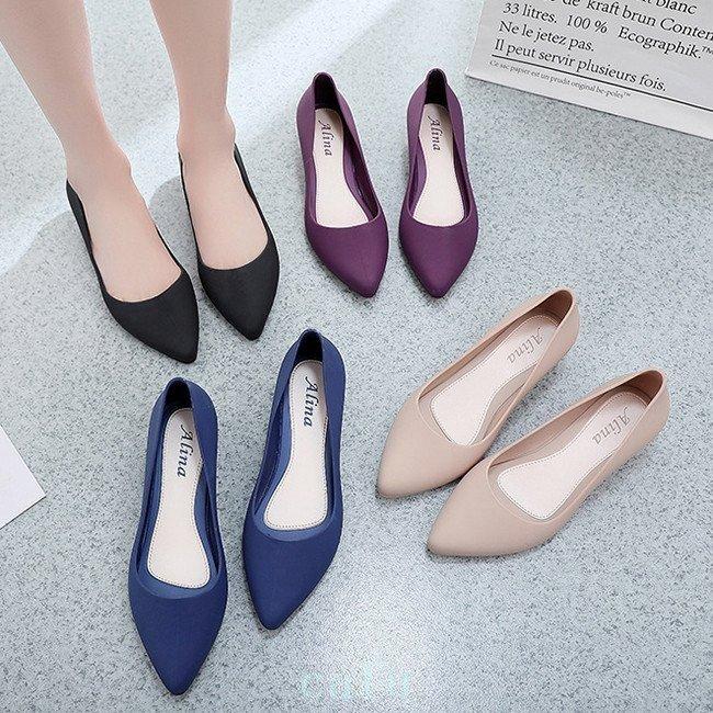 パンプスポインテッドコンフォートすごく柔らか痛くない大きいサイズ