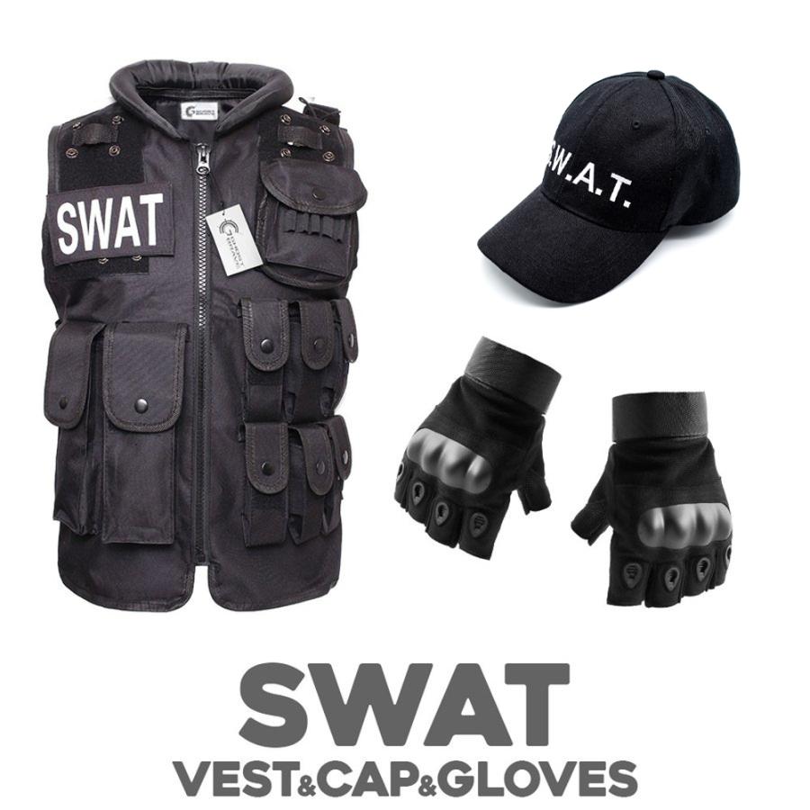 コスプレ 衣装 女性 制服 警察 SWAT スワット 大人 男性 仮装 ハロウィン 2023 メンズ レディース ポリス 婦警 男 女 ユニバ USJ｜kusunokishop｜02