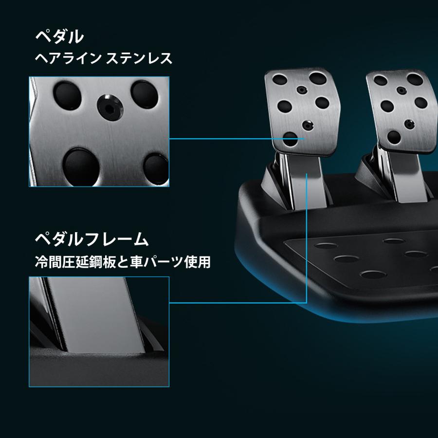 Logitech ロジクール G29 ハンコン PS5 PS4 PC Driving Force Feedback Racing Wheel LPRC-15000 ステアリング レーシングホイール 1年保証 動作確認済｜kusunokishop｜08