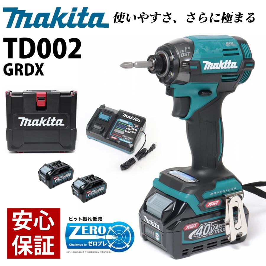 マキタ インパクトドライバ 40V 充電式 TD002GRDX TD002GRDXO
