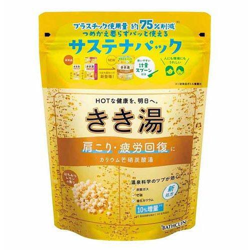 きき湯 カリウム芒硝炭酸湯 はちみつレモンの香り 360g : クスリの