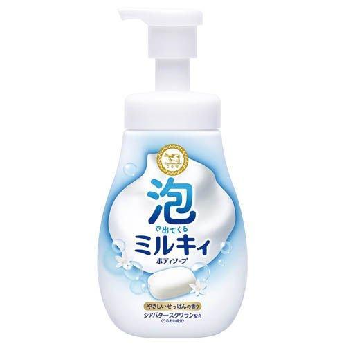 泡で出てくるミルキィボディソープ やさしいせっけんの香り ポンプ