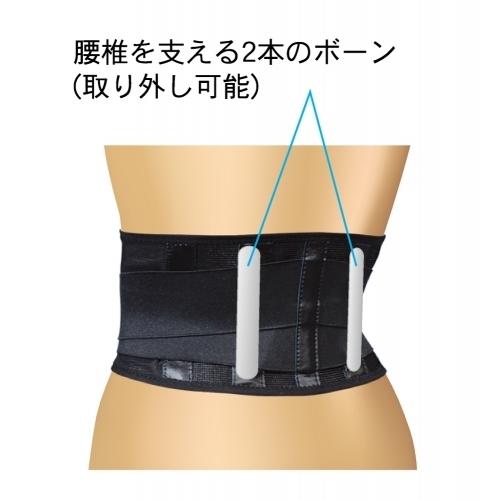 山田式 ブラック 腰椎スリム コルセット M : クスリのアオキ2号店