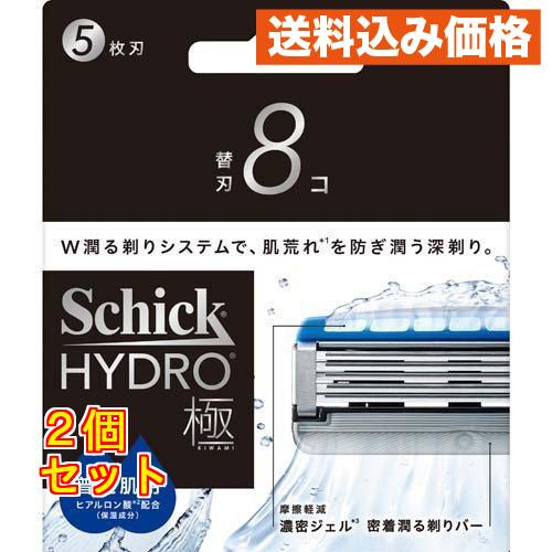 シック 極 普通肌用 4×4 8×2 敏感肌用 4×2 8×3 かみそり 替刃 シック ハイドロ極 普通肌 替刃 8個入×2個 : クスリのアオキsunny