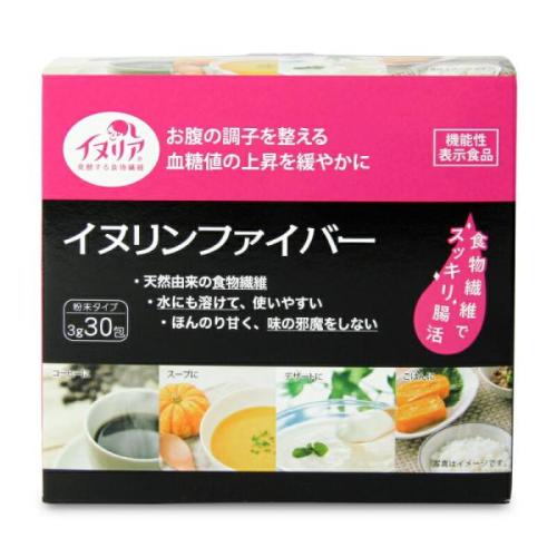 イヌリンファイバー 粉末タイプ 3g×30包入 : クスリのアオキ ヤフー店