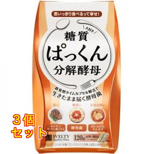 ぱっくん分解酵母 120粒×3個 : クスリのアオキ ヤフー店 - 通販 
