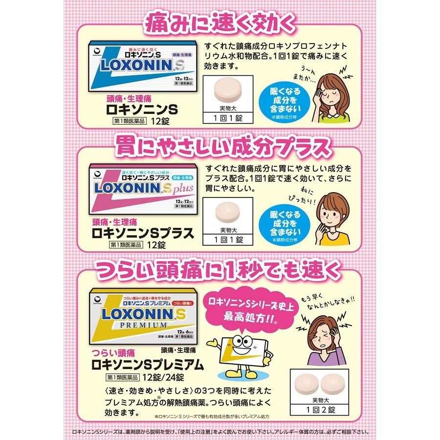第1類医薬品 ロキソニンsプレミアム２４錠 3個セット 第一三共ヘルスケア メール便送料無料 3n くすりのiq 通販 Yahoo ショッピング