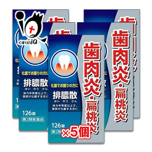 喉の痛み 薬 喉の薬 漢方薬 排膿散エキス錠J 126錠×5個セット 第 喉の痛み 薬 喉の薬 漢方薬 排膿散エキス錠J 126錠×5個セット 第