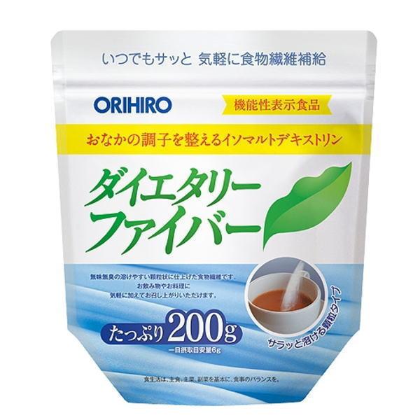 【最安値挑戦】 SALE 75%OFF オリヒロ ダイエタリーファイバー 200g 機能性表示食品 watako.com watako.com