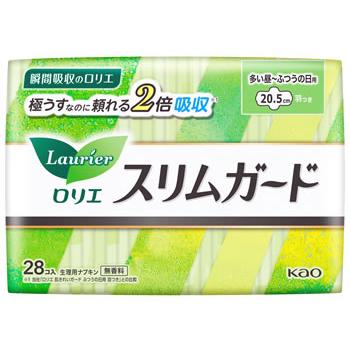 花王 ロリエ スリムガード 多い昼 普通の日用 羽つき 20 5cm 28コ入 生理用ナプキン 医薬部外品 10055479 くすりの福太郎 通販 Yahoo ショッピング