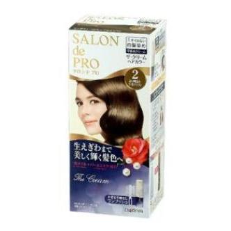 ダリヤ　サロンドプロ　ザ・クリームヘアカラー　2　より明るいライトブラウン　白髪用　【医薬部外品】｜kusurinofukutaro