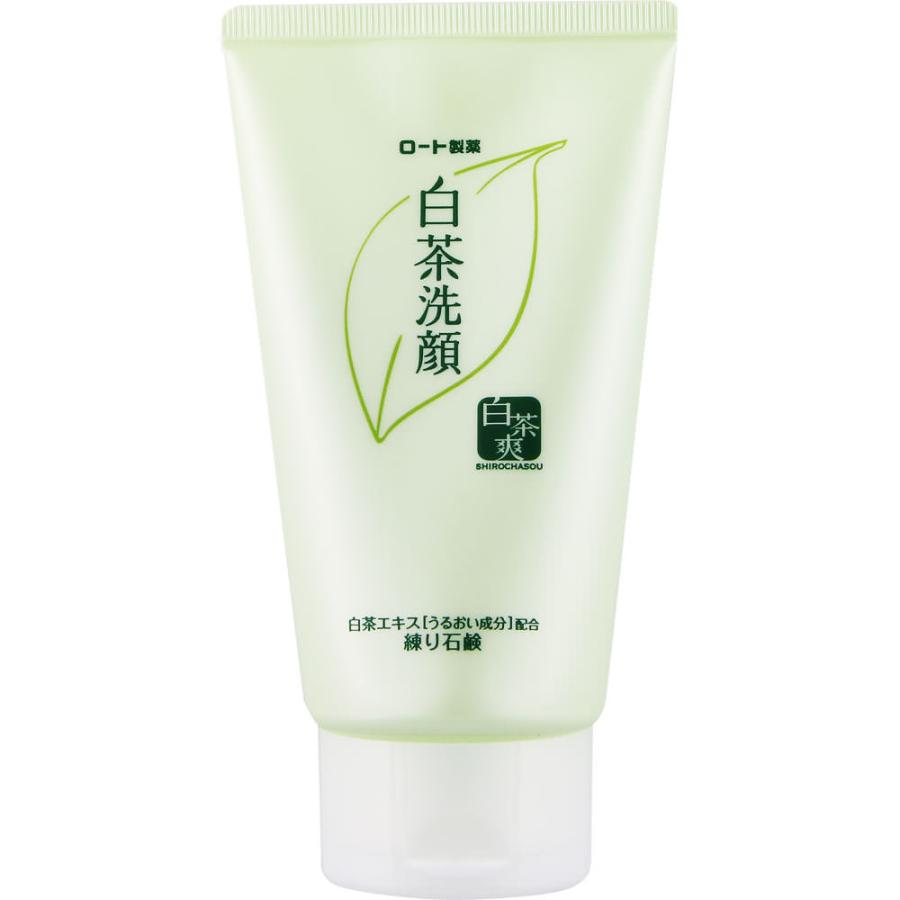 ロート製薬 白茶爽 白茶練り石鹸 (120g) 洗顔フォーム クリーム