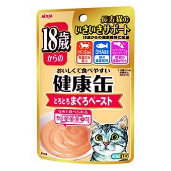 アイシア　18歳からの健康缶　パウチ　とろとろまぐろペースト　(40g)　健康缶　キャットフード｜kusurinofukutaro