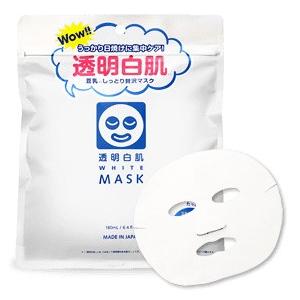 無料発送 石澤研究所 透明白肌 ホワイトマスク N 10枚入 シートマスク