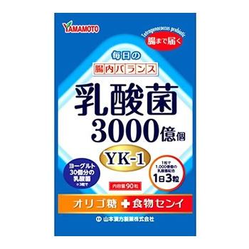 山本漢方製薬 山本漢方 毎日の腸内バランス 乳酸菌粒 (90粒) 乳酸菌