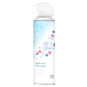 アース製薬 トイレのスッキーリエア! Sukki-ri air! フローラルソープの香り (350mL) トイレ用 消臭・芳香｜kusurinofukutaro