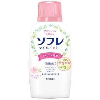 バスクリン ソフレ マイルド ミー ミルク入浴液 和らぐサクラの香り 本体 12回分 7ml ベビー用 入浴剤 くすりの福太郎 通販 Yahoo ショッピング