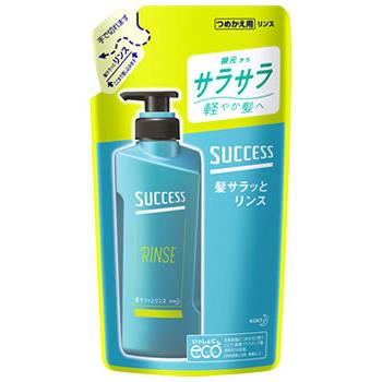 サクセス 花王 髪サラッとリンス つめかえ用 (320mL) 詰め替え用 男性