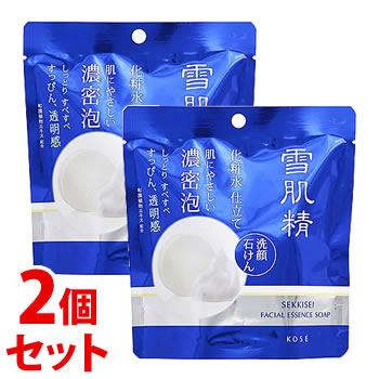 ☆☆コーセー KOSE 清肌晶 せっけん 2個セット 雪肌精（SEKKISEI） 《セット販売》 コーセー 化粧水仕立て 石けん