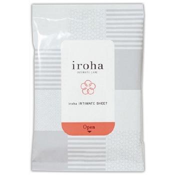 TENGA イロハ INTIMATE SHEET (10枚) トイレに流せるウェットシート iroha｜kusurinofukutaro