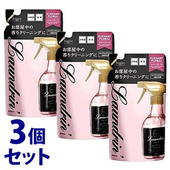 《セット販売》　ランドリン ファブリックミスト エレガントフローラル つめかえ用 (320mL)×3個セット 詰め替え用 衣類用・布製品用消臭剤｜kusurinofukutaro