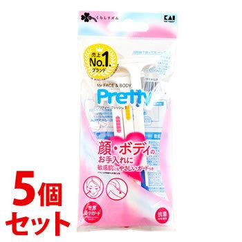 くらしリズム 《セット販売》 プリティー かお・ボディ用カミソリ T (3