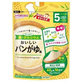 和光堂 たっぷり手作り応援 おいしいパンがゆ風 (40g) 5ヶ月頃から幼児期まで 離乳食 ベビーフード　※軽減税率対象商品｜kusurinofukutaro