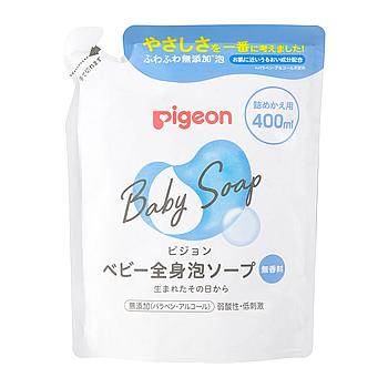 全身泡ソープ ピジョン つめかえ用 (400mL) 詰め替え用 ベビー用ボディ