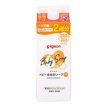 全身泡ソープ ピジョン しっとり つめかえ用 (800mL) 詰め替え用