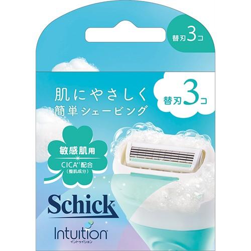 シック イントゥイション 敏感肌用 替刃 (3個) 女性用カミソリ Schick