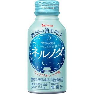 ☆睡眠の質の改善に！ハウスウェルネスフーズ ネルノダ ドリンク 100ml