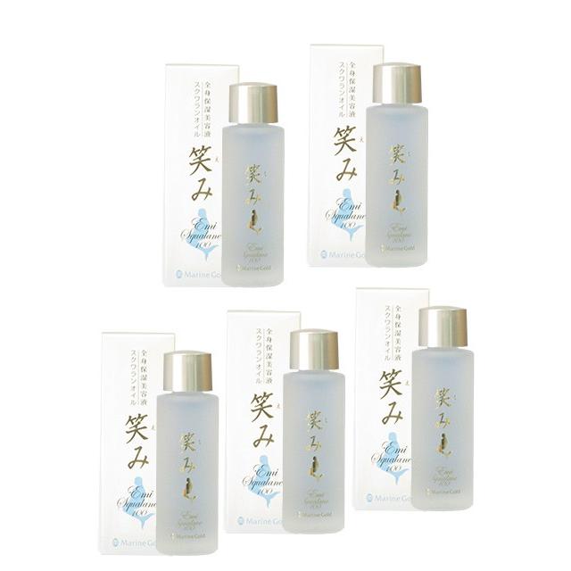 全身保湿美容液　スクワランオイル　笑み　60ml 5個