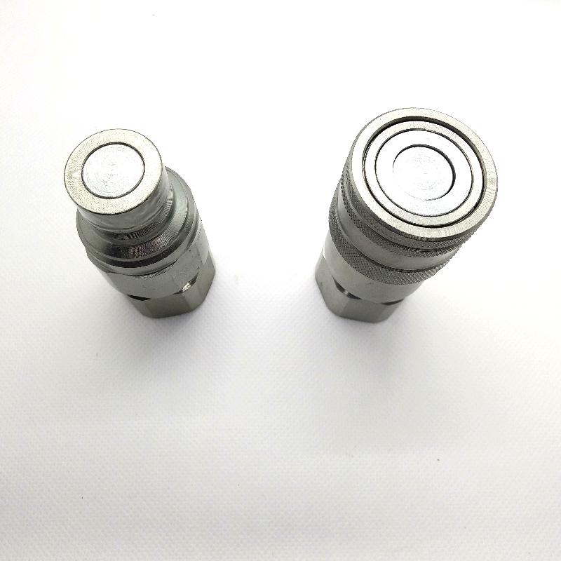 未使用品　ワンタッチカプラ　1／2　フラットフェイス　油圧　ユンボ　バックホー　油圧ショベル等にでも 油圧 ワンタッチカプラ フラットフェイス 1インチ ユンボ 油圧ショベル