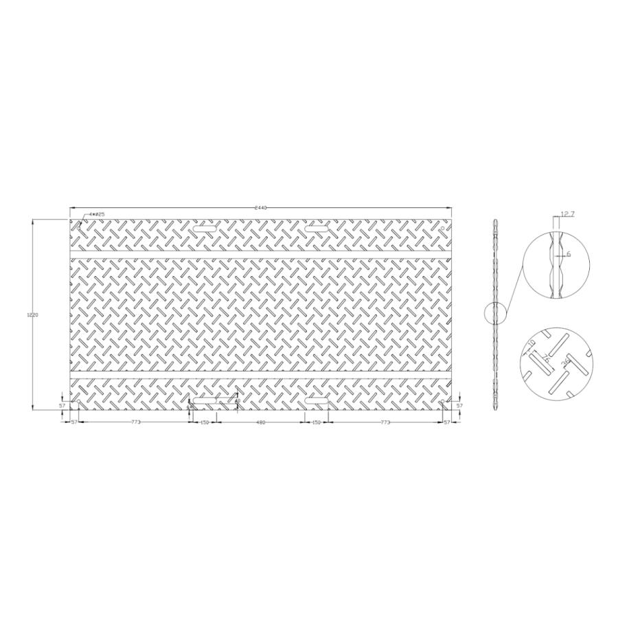 4×8 10枚セット 両面凸 プラスチックマット 黒 耐荷重60t 4×8 10枚セット 両面凸 プラスチックマット 黒 耐荷重60t