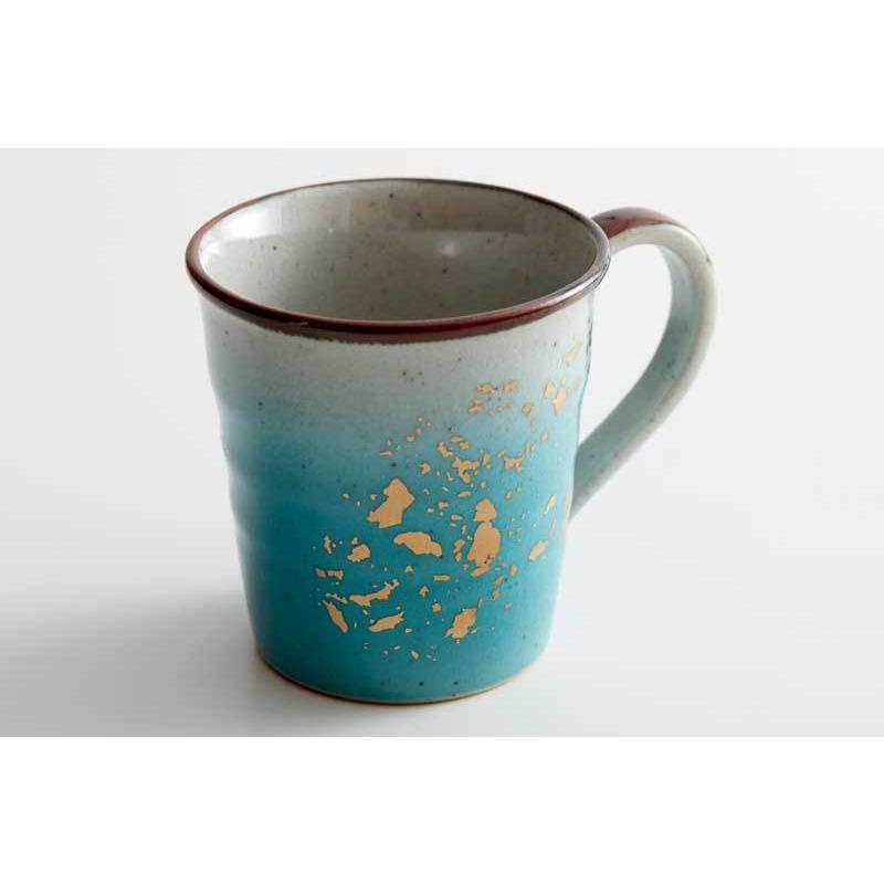 九谷焼 九谷吉右衛門 金箔ちらし蓋付5客湯呑 5個セット 金箔 湯呑み 伝統