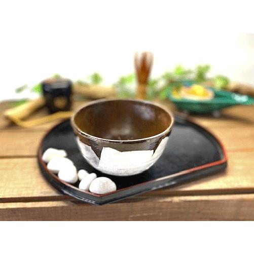 九谷焼 抹茶碗 白銀彩 (Kutani matcha bowl) ギフト 内祝 九谷焼 抹茶碗 白銀彩 (Kutani matcha bowl) ギフト 内祝