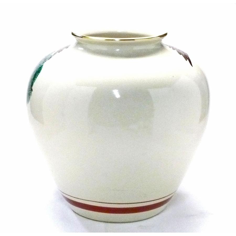 九谷焼 高級 陶磁器 花瓶 松鷹 ギフト 内祝 インテリア 花器 置物