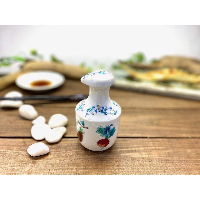 醤油差し 九谷焼 高級 陶磁器 醤油差し 野菜 (Kutani Soy Sauce Dispenser)汁次