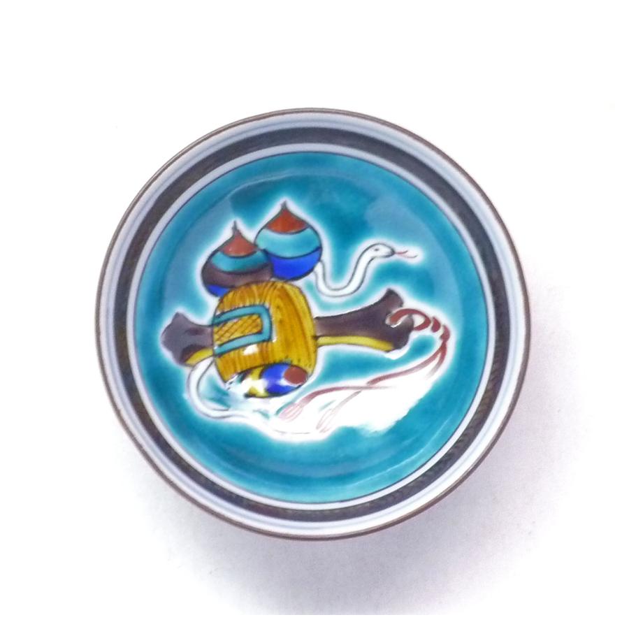 九谷焼 高級 陶磁器 飾盃 干支 巳 小槌 : 百華園(登録商標) - 通販