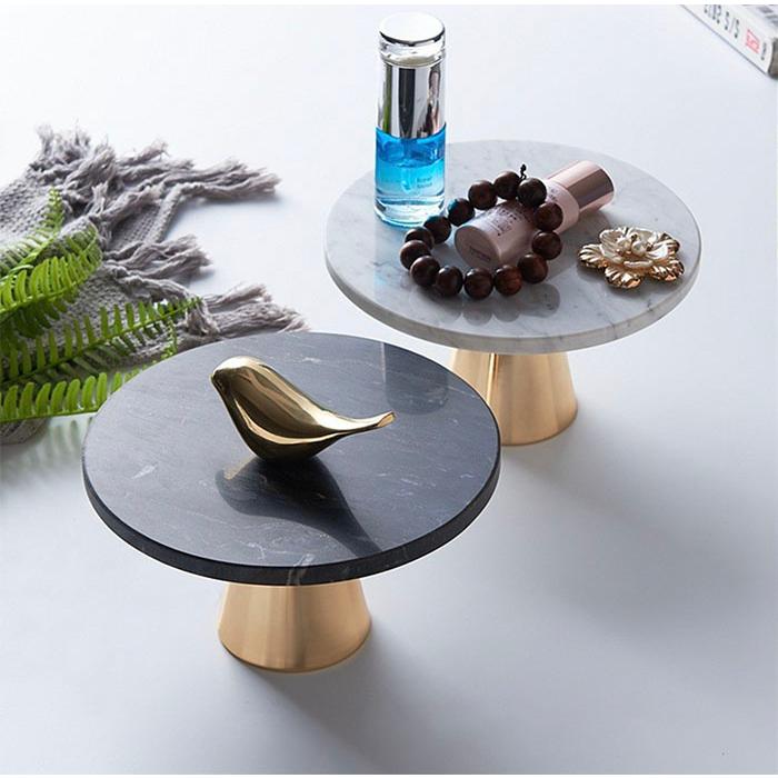 大理石 トレー ホワイト ゴールド脚 アクセサリートレイ おしゃれ