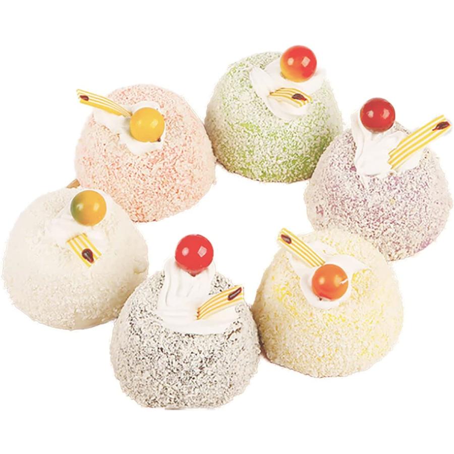 食品サンプル スイーツ スクイーズ パン 食べ物 ドーナツ 6個セット