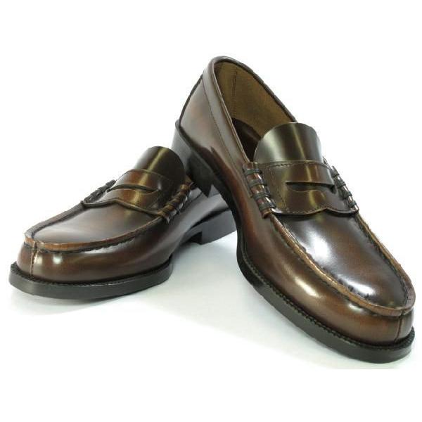 HARUTA 906 3E ハルタ 牛革製 メンズ ローファー ダークブラウン 29.0
