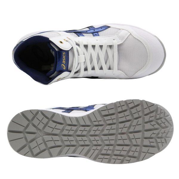 ASICS アシックス 安全靴 メンズ 靴 レッド ホワイト 白 作業靴