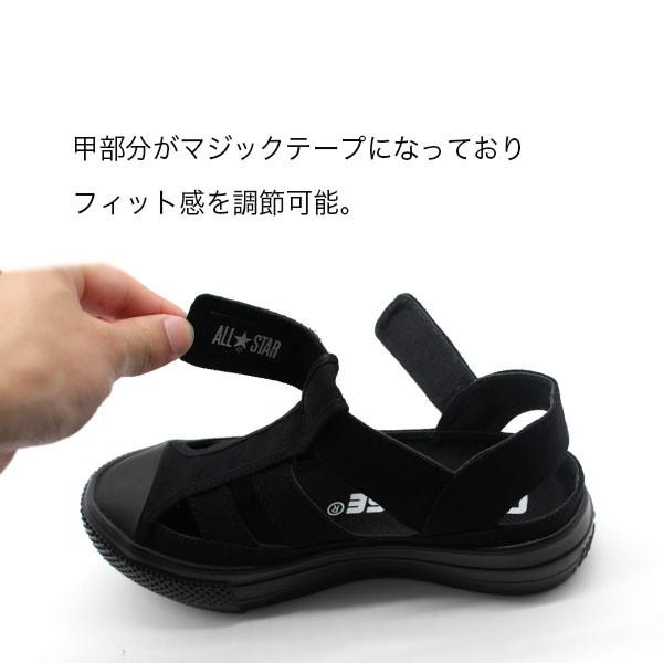 CONVERSE コンバース オールスター サンダル レディース 靴 黒