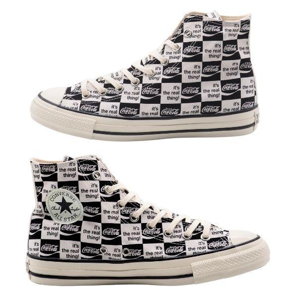 コンバース スニーカー メンズ 靴 ハイカット 黒 ブラック 白 ホワイト 赤色 レッド CONVERSE ALL STAR US Coca-Cola CK HI オールスター コカ・コーラ ハイ｜kutsu-nishimura｜08