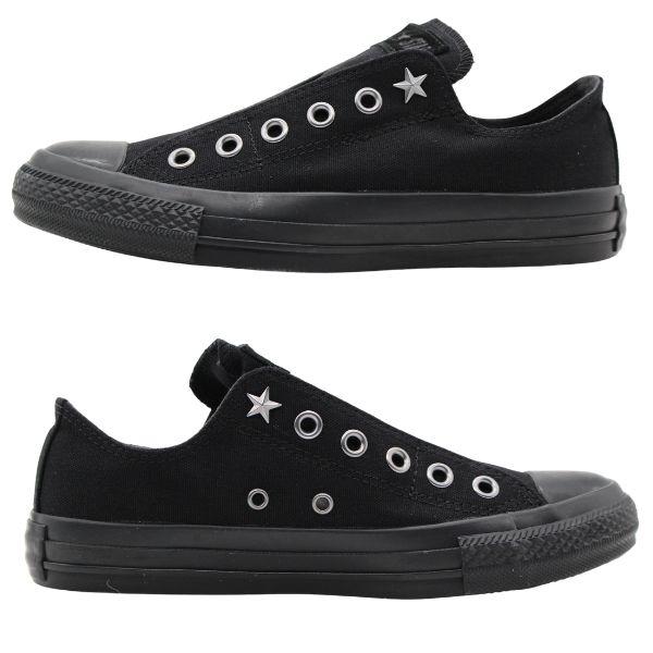 CONVERSE コンバース スリッポン レディース 靴 スニーカー 黒