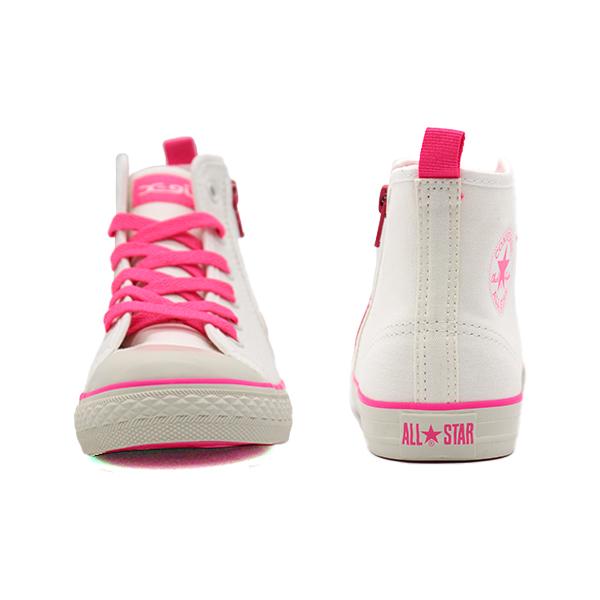 タグつき　コンバース　X-girl キッズ　スニーカー　ハイカット　ホワイト 楽天市場】コンバース スニーカー キッズ 子供 靴 ハイカット