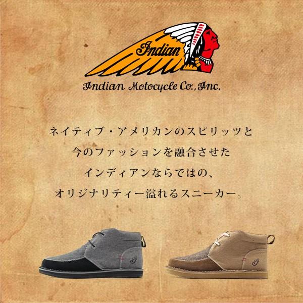 INDIAN（インディアン） スニーカー メンズ 靴 男性 ハイカット